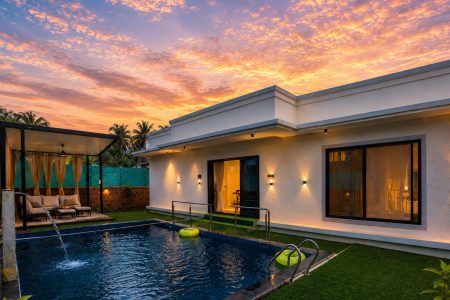 Elegant Villa – Upto 9 guest | 3 rooms | 3 baths | Private pool