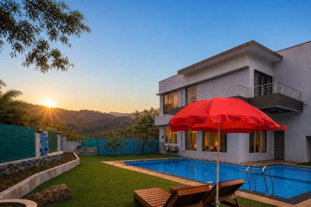 Pine Villa | 4 Rooms | 4 Bath | Upto 15 Guest | Private pool | Indoor Games
