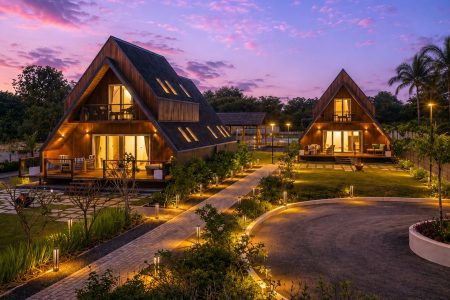 Sky Mansion – 6 Rooms | 6 Bath | Upto 18 Guest | Spacious Lawn | BBQ | Bonfire