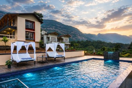 Evergreen Villa – 6 Rooms | 6 Bath | Upto 18 Guest | Infinity Pool | Breathtaking Mountain View