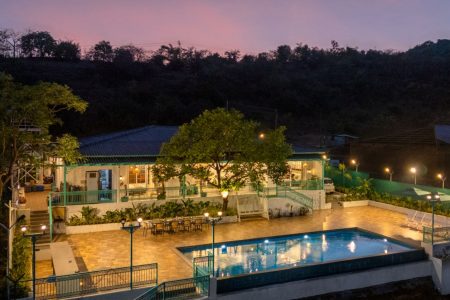 Moroccan 4bhk luxury villa with mountain and river view