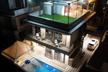 Rosewood 5BHK villa with turf, private swimming pool and indoor games